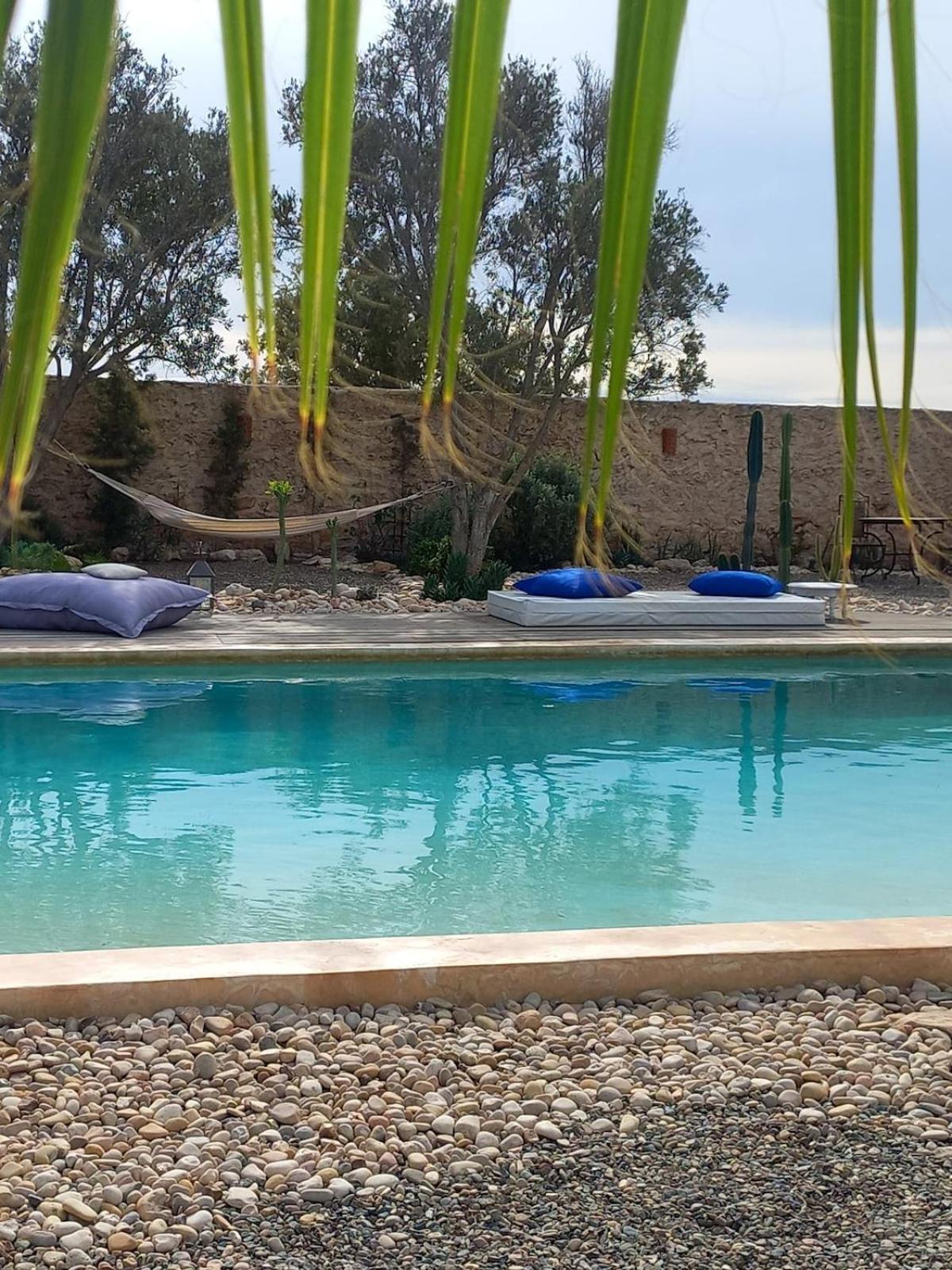 Hotel Les Jardins De Silona, Piscine Chauffee As-Sawíra Exteriér fotografie